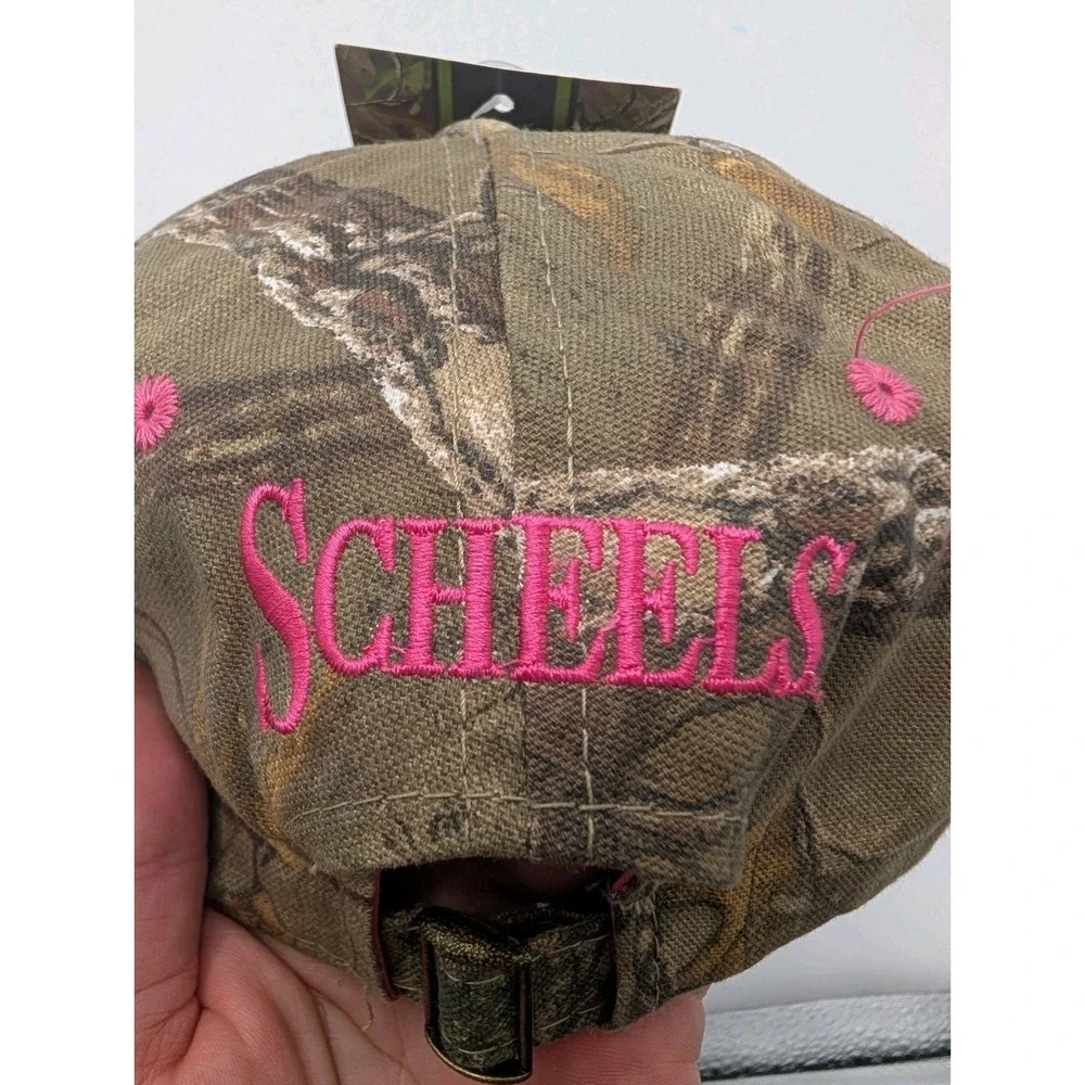 Realtree Camouflage Embroidered Cap Scheels Outfitters Ladies New‎